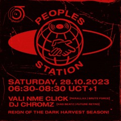 Peoples Station #22 on Jungletrain.net - 2023/10/28 DJ Chromz & Vali NME Click