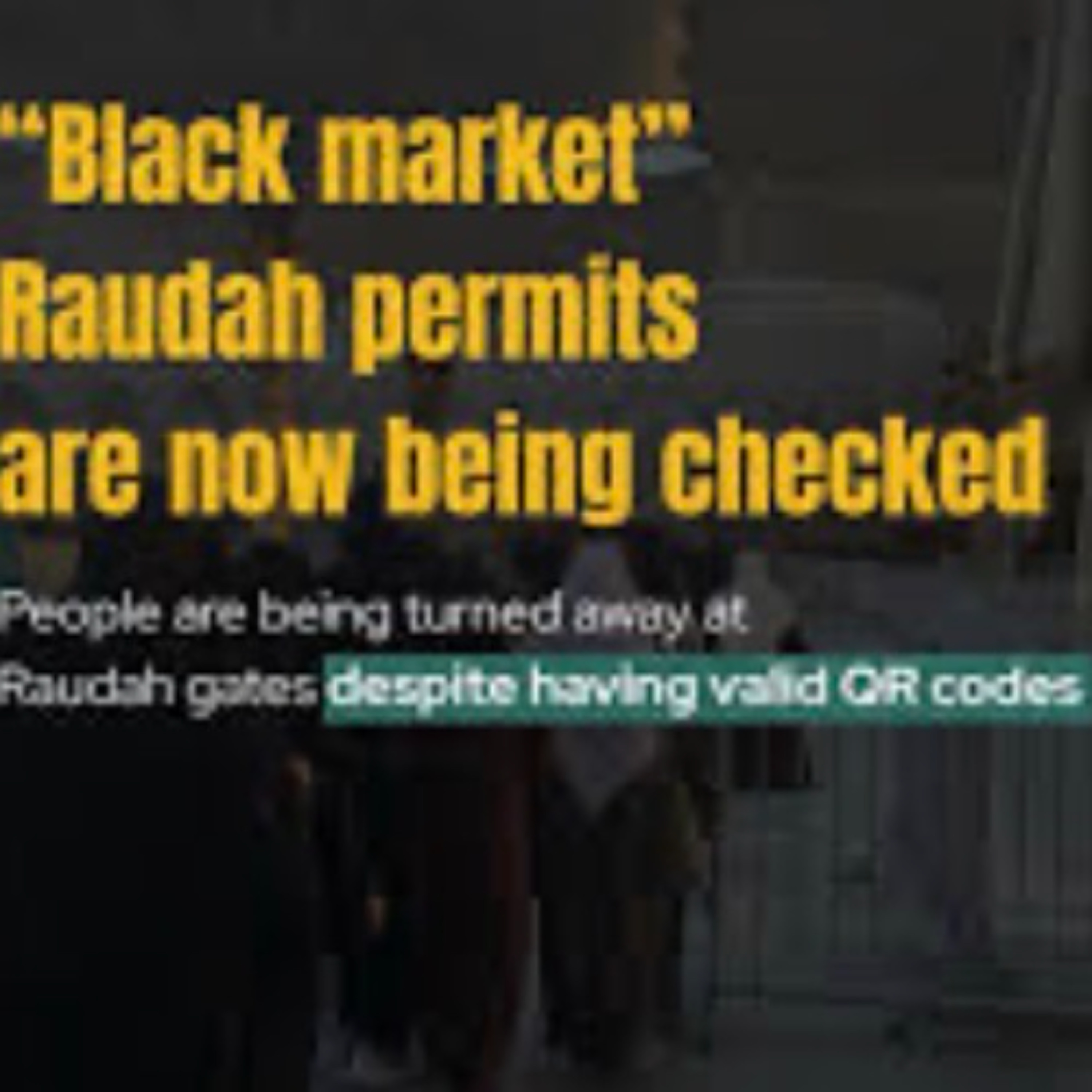 Fake Fact Check: Black Market Raudah Permits for sale