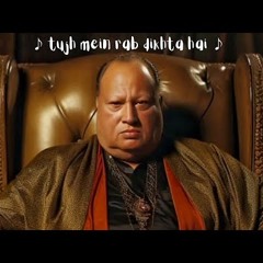 ♪ Tujh Mein Rab dikhta hai ♪ in Legendary #NusratFatehAliKhan sahab’s style using ai #aisongs #srk