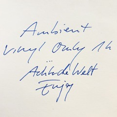 1 Hour Ambient Set Vinyl Only