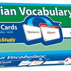 Access KINDLE 📍 Italian Vocabulary Flash Cards (1000 cards): a QuickStudy Reference