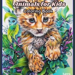 ebook read pdf 💖 Cute and Cuddly Animals for Kids Coloring Book: Kids Ages 3-13 44 Cute Adorable A