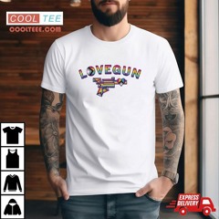 Lovegun Pride Lgbt Flag Shirt