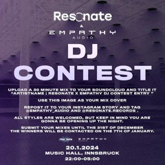 NARROW | Resonate X Empathy DJ Contest Entry
