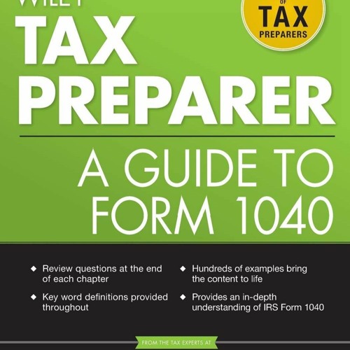Stream Free eBooks Wiley Tax Preparer A Guide to Form 1040 by leani