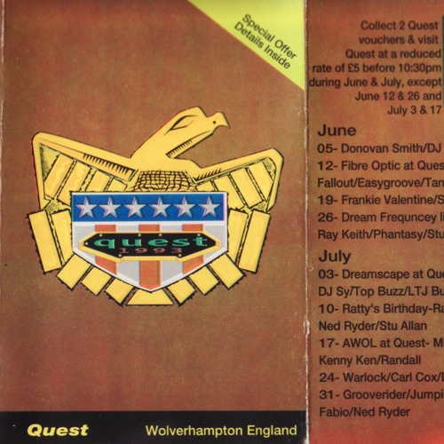 Swan-E & Fabio - Quest - 19th June 1993