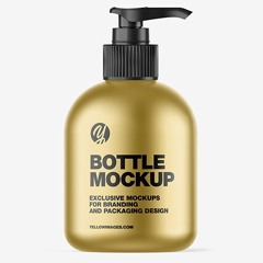 21+ Download Free Matte Metallic Sanitizer Bottle w/ Closed Pump Mockup Mockups PSD Templates