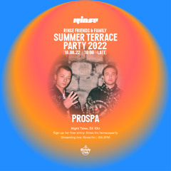 Rinse Summer Terrace Party: Prospa - 18 August 2022