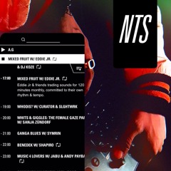 NTS Radio - (Live Guest Mix by Slghtwrk for 'WHODIS?' & StonesThrow) on November 27 2024