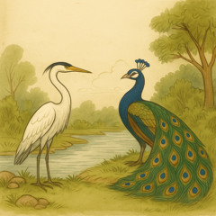 Audiocuento - La Garza y el Pavo Real