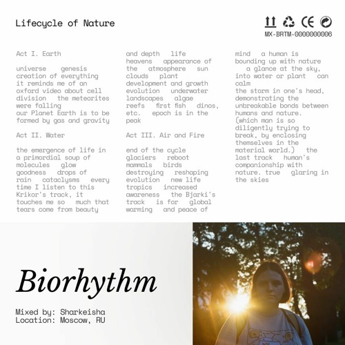 Biorhythm Radio: Lifecycle of Nature by Sharkeisha @ 20ft Radio - 22/06/2020
