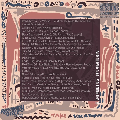 Peter Croce's Rocksteady Disco Radio Show on UGS/DCR 082 2021/2/11