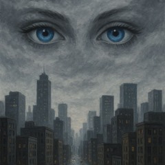 Blue Eyes in a Grey Sky