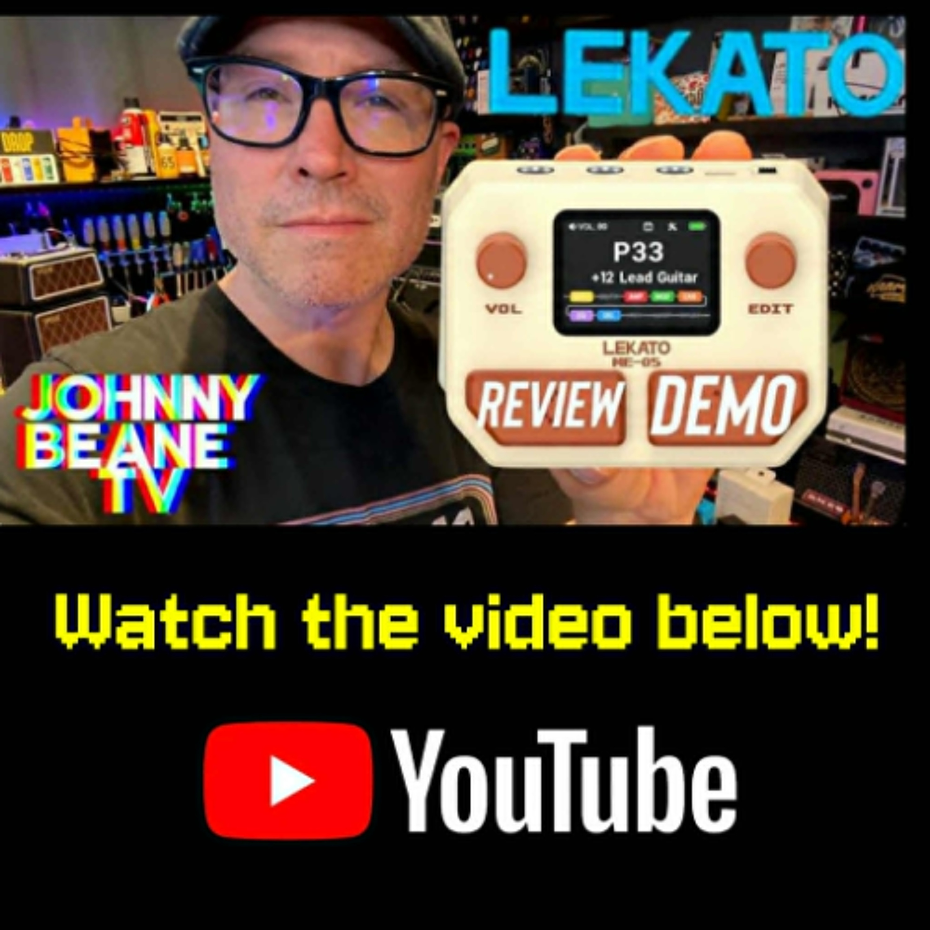 Lekato ME05 Multi Effects Processor Review 🎮 Guitar Pedal with Amp Modeling, Delay & Reverb Demo episode artwork