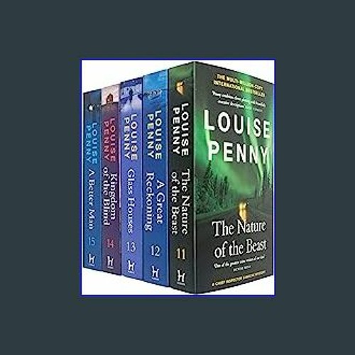 Chief Inspector Gamache Book Series 11-15 Collection 5 Books Set by Penny  Louise (The Nature of the Beast,A Great Reckoning,Glass Houses,Kingdom of