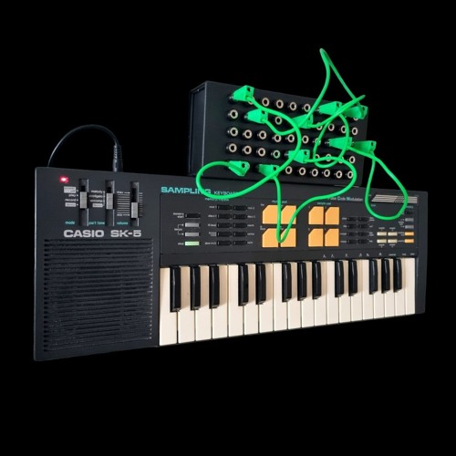 Stream Casio SK-5 Sampling Keyboard with 50 Point Patch Bay by Canned ...