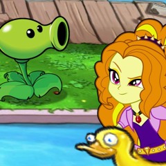 PVZ Watery Graves but The Dazzlings snuck into your back garden.