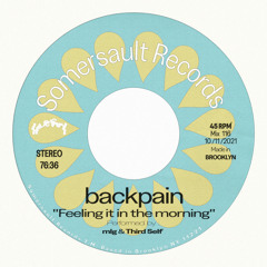 Somersault 116 (backpain) “Feeling it in the morning”