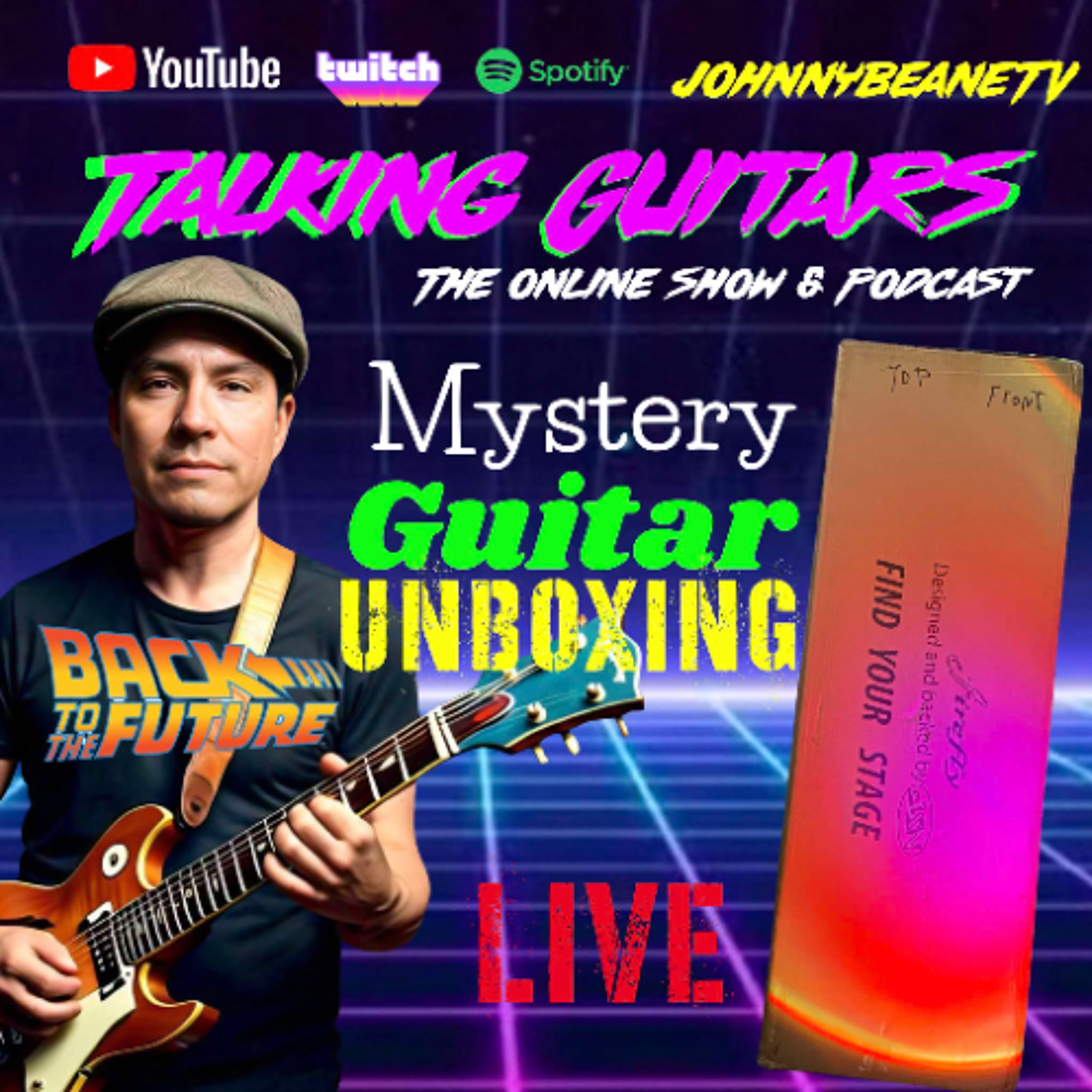 Talking Guitars: 🎸 Mystery Guitar Unboxing! Gibson Hunts BTTF’s Lost Guitar! #FireflyGuitar 6/3/25 episode artwork