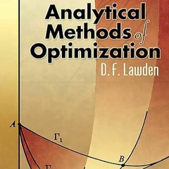 ❤pdf Analytical Methods of Optimization (Dover Books on Mathematics)