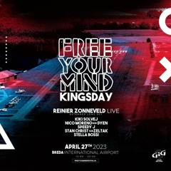 Reinier Zonneveld LIVE @ Free Your Mind Kingsday 2023 (Breda, NL)