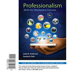 Read EBOOK 📝 Professionalism: Skills for Workplace Success by  Lydia Anderson &  San