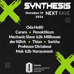 Carara @ SYNTHESIS 19/10/2024 ( M01 Club Berlin)