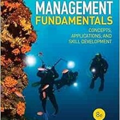 GET EPUB 🖌️ Management Fundamentals: Concepts, Applications, and Skill Development b