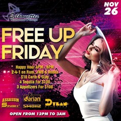 Free Up Fridays @ Silhouettes Lounge - (26.11.21)