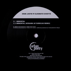 BB - Elusive Elements & Silent Mind - Immortal (Kodama & Turrican Remix) [UP12001 / UPDIG023]