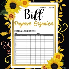 READ✔️DOWNLOAD❤️ Bill Payment Organizer Simple Monthly Bill Tracker  Bill Planner And Organi