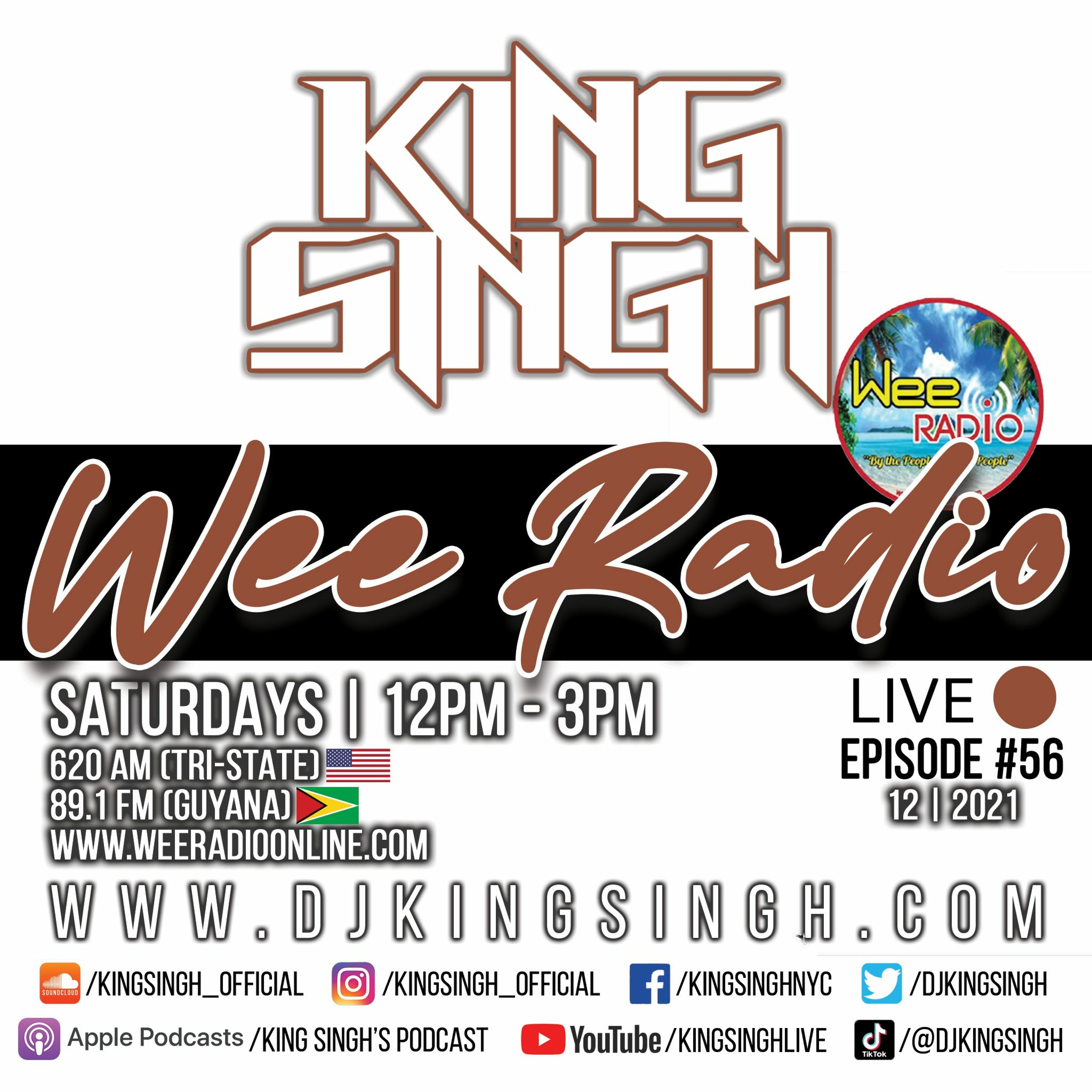 Live ep.56 (620AM NYC & 89.1FM Guyana) | The King is in the Building. episode artwork