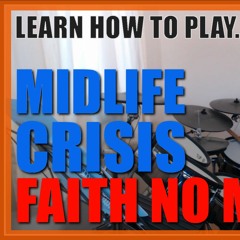 ★ Midlife Crisis (Faith No More) ★ Drum Lesson CLIP | How To Play Song (Mike Bordin)