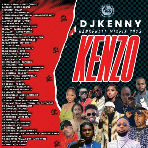 Stream DJ KENNY KENZO DANCEHALL MIXFIX 2023 by DJ KENNY A MAR SOUND Listen online for free on SoundCloud