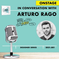 Arturo Rago DESIGN to CHANGE - Designer Conversation Series - ONSTAGE - IMD