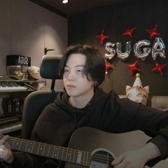 SUGA playing the guitar - LIVE for his birthday