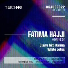 Fatima Hajji - Recorded Live at INCOGNITO x Dirty Epic with Fatima Hajji - Aug 6 2022