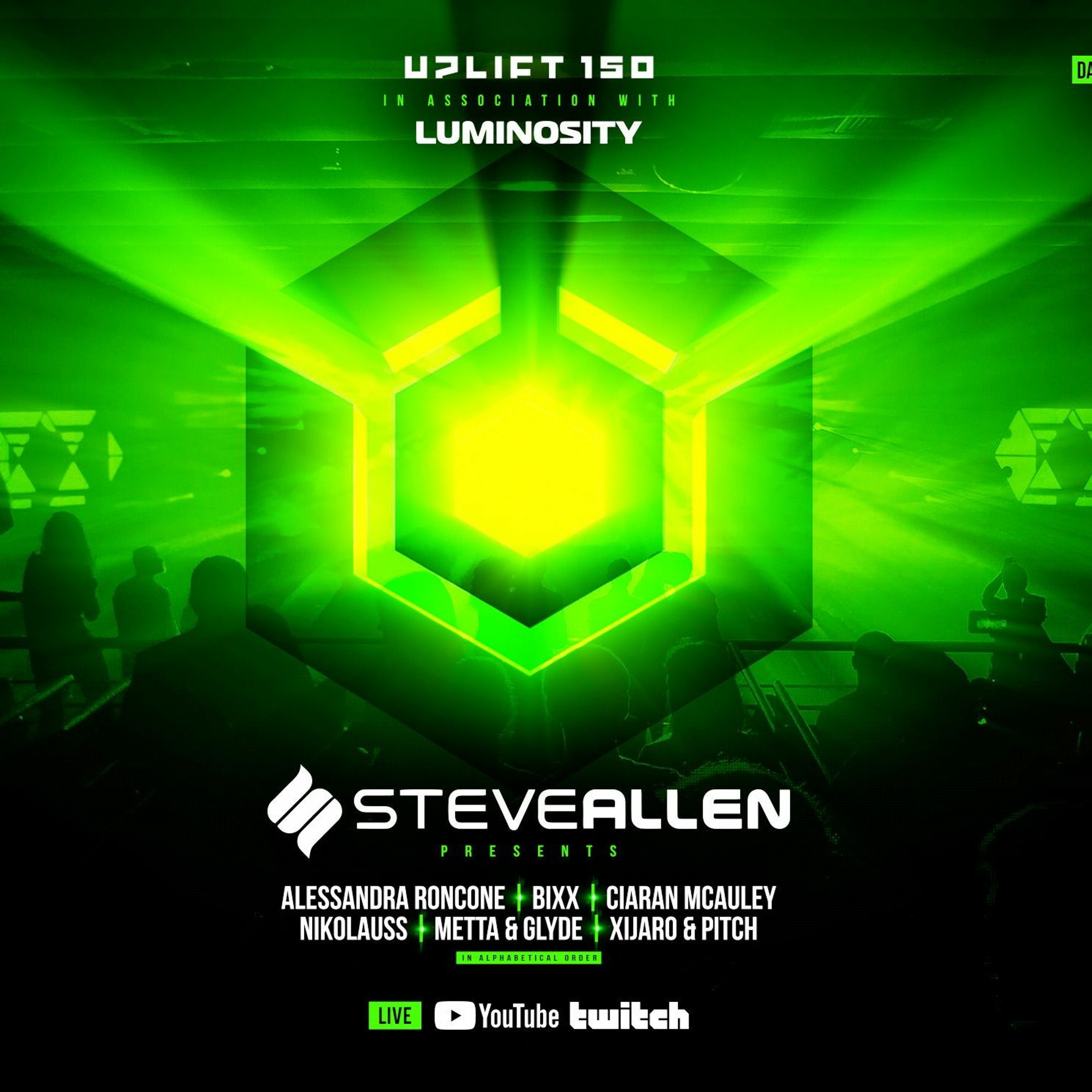 Steve Allen pres Uplift 150 With Luminosity - Rinaly Guestmix episode artwork