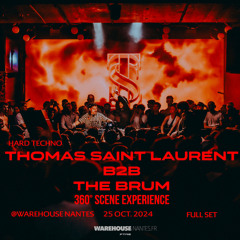 Vladimir Cauchemar - Scène 360° Thomas Saint Laurent B2B The Brum at Warehouse, Nantes