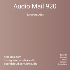 Fluttering Alert AM00920