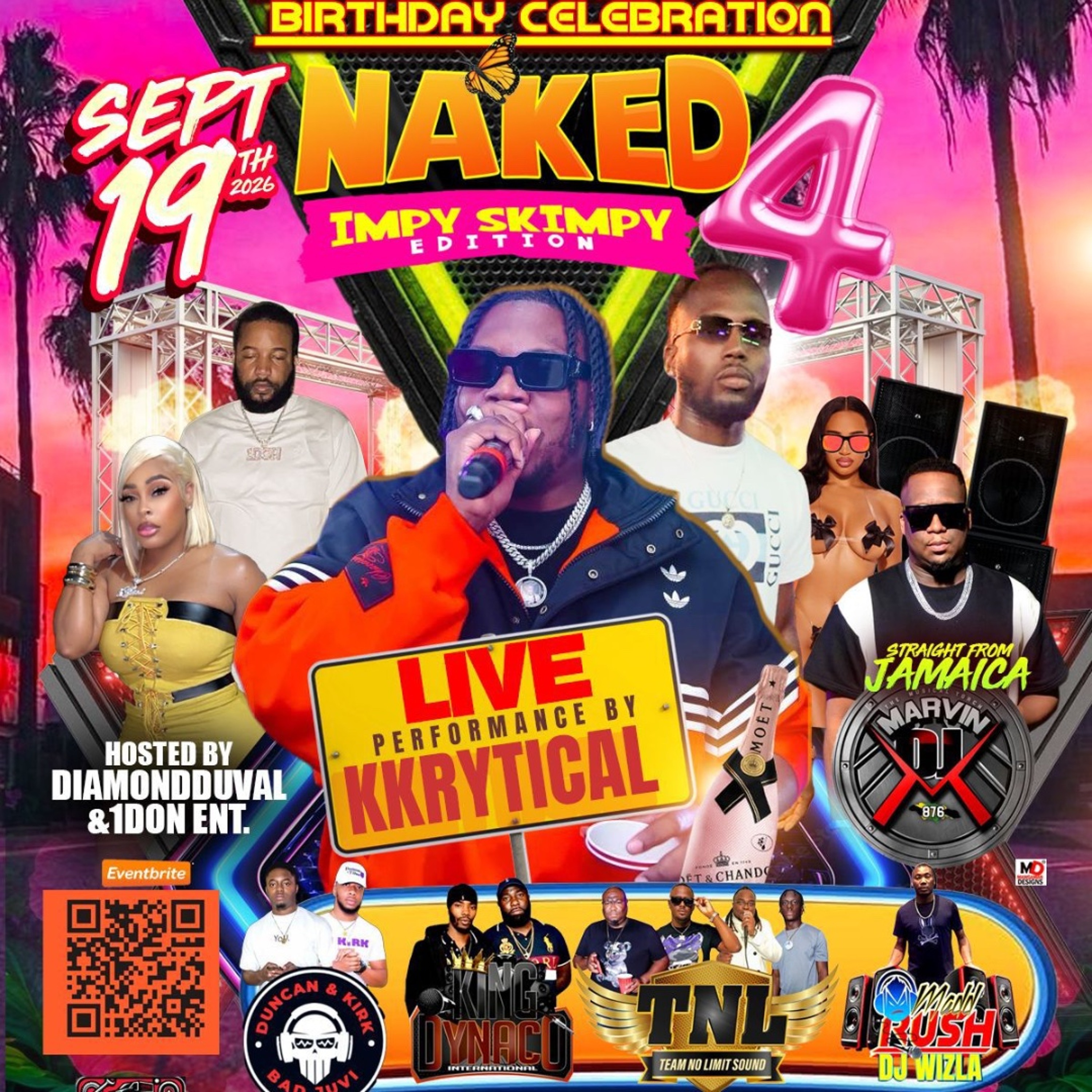 TEVIN HIGH ENERGY NAKED LIVE IN CONCERT KKRYTICAL SEPT 19TH CEDRIC EVENT CENTER episode artwork
