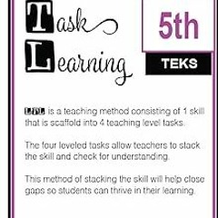 #! Leveled Task Learning Teaching Method for 5th Grade : Reading Comprehension - TEKS BY: Lilia