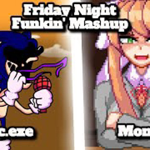 Triple Trouble FNF but its a duet with Doki Doki (FNF x Sonic.Exe x DDLC)