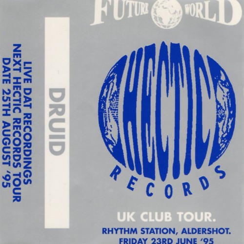 Druid & MC Sharkey @ Fusion - Future World -Hectic Records Club Tour - Rhythm Station (23/06/1995)