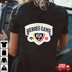 Nebraska Cornhuskers Vs Iowa Hawkeyes 2023 Pioneer Heroes Game Shirt