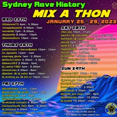 Sydney Rave History 2023 Australia Day Mixathon