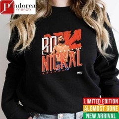 Bo Nickal Shrug UFC Retro Bitmap shirt