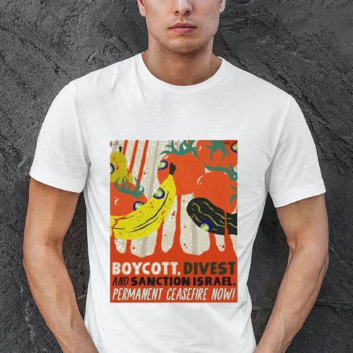 Boycott Divest And Sanction Israel Permanent Ceasefire Now Shirt
