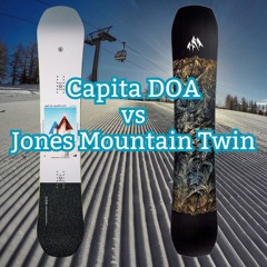 The Capita DOA vs the Jones Mountain Twin Snowboard