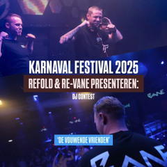 *WINNER* [KARNAVAL FESTIVAL 2025] REFOLD & RE-VANE PRESENTEREN: ‘DE VOUWENDE VRIENDEN’ (DJ CONTEST)